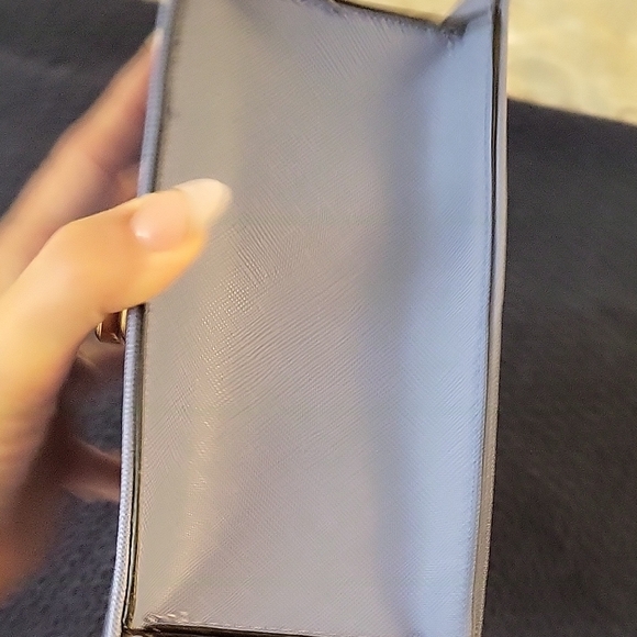 Blue and White Patterned Bag - Picture 8 of 9